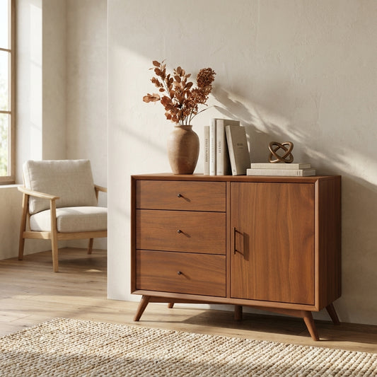 Flynn Accent Cabinet, Chestnut
