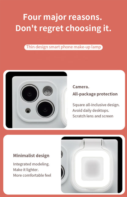 Ring Selfie Flip Light iPhone Case - 3 Colors