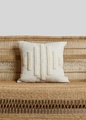 Slatted Diamond Throw Pillow