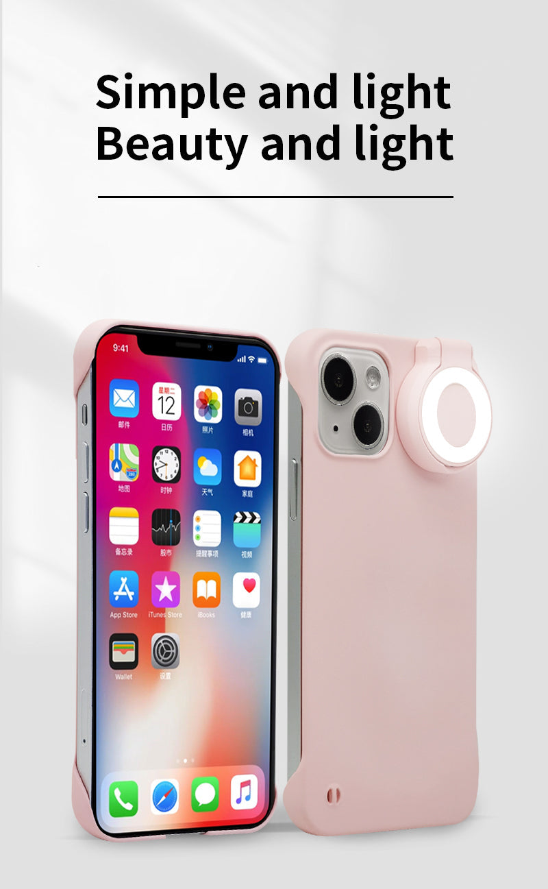 Ring Selfie Flip Light iPhone Case - 3 Colors