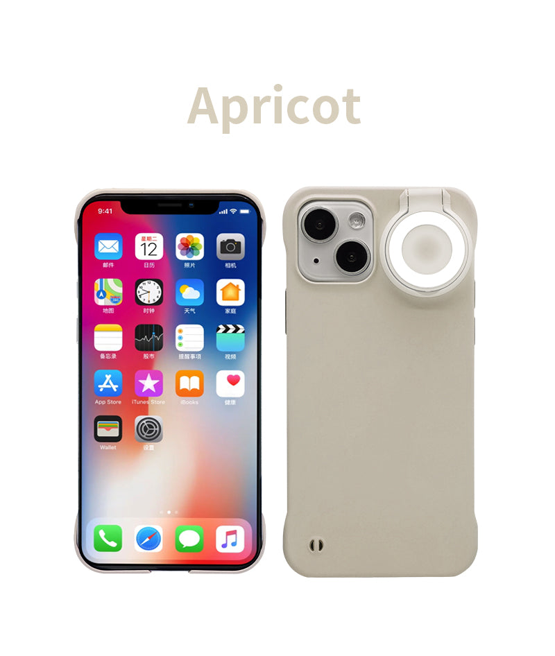 Ring Selfie Flip Light iPhone Case - 3 Colors