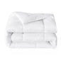 Cleves All-Season Down Alternative Comforter – Hypoallergenic, Lightweight & Machine Washable White Comforter for Bed, 300 Thread Count Microfiber Cover –Full/King Sizes