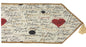 Tache Romantic I Love You Valentine’s Beige Woven Tapestry Table Runner (18111)