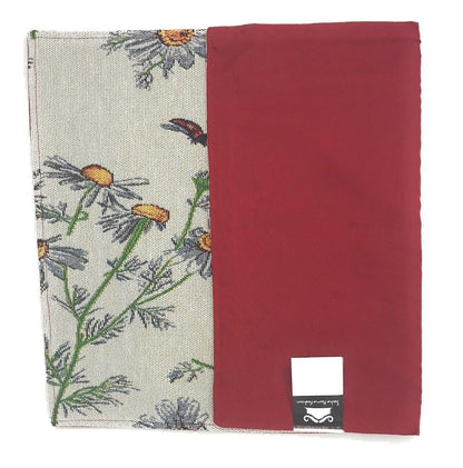 Tache Floral Daisies Ladybugs Woven Tapestry Placemat Set (18114)