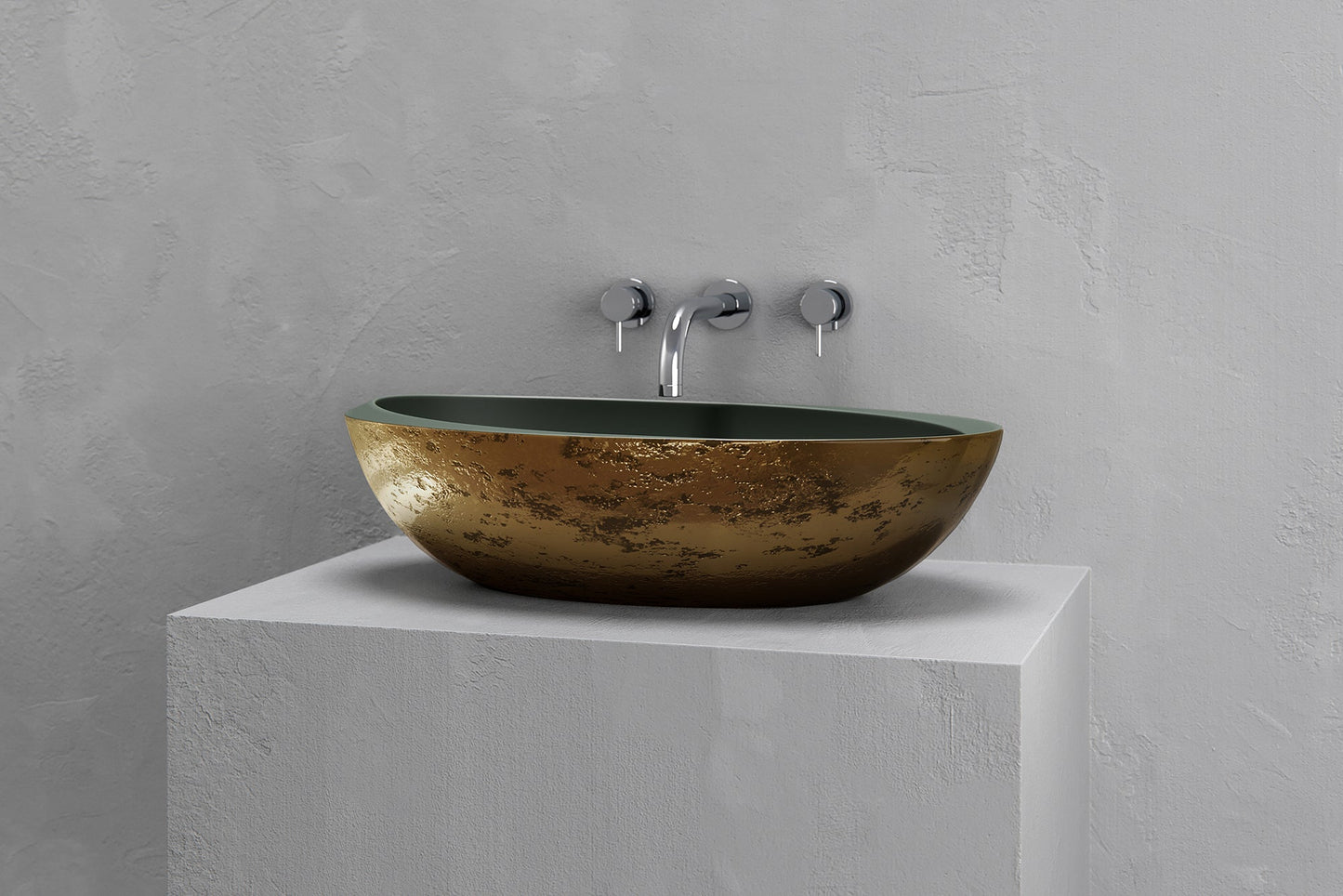 Half Ovoid Luxury Vessel Sink