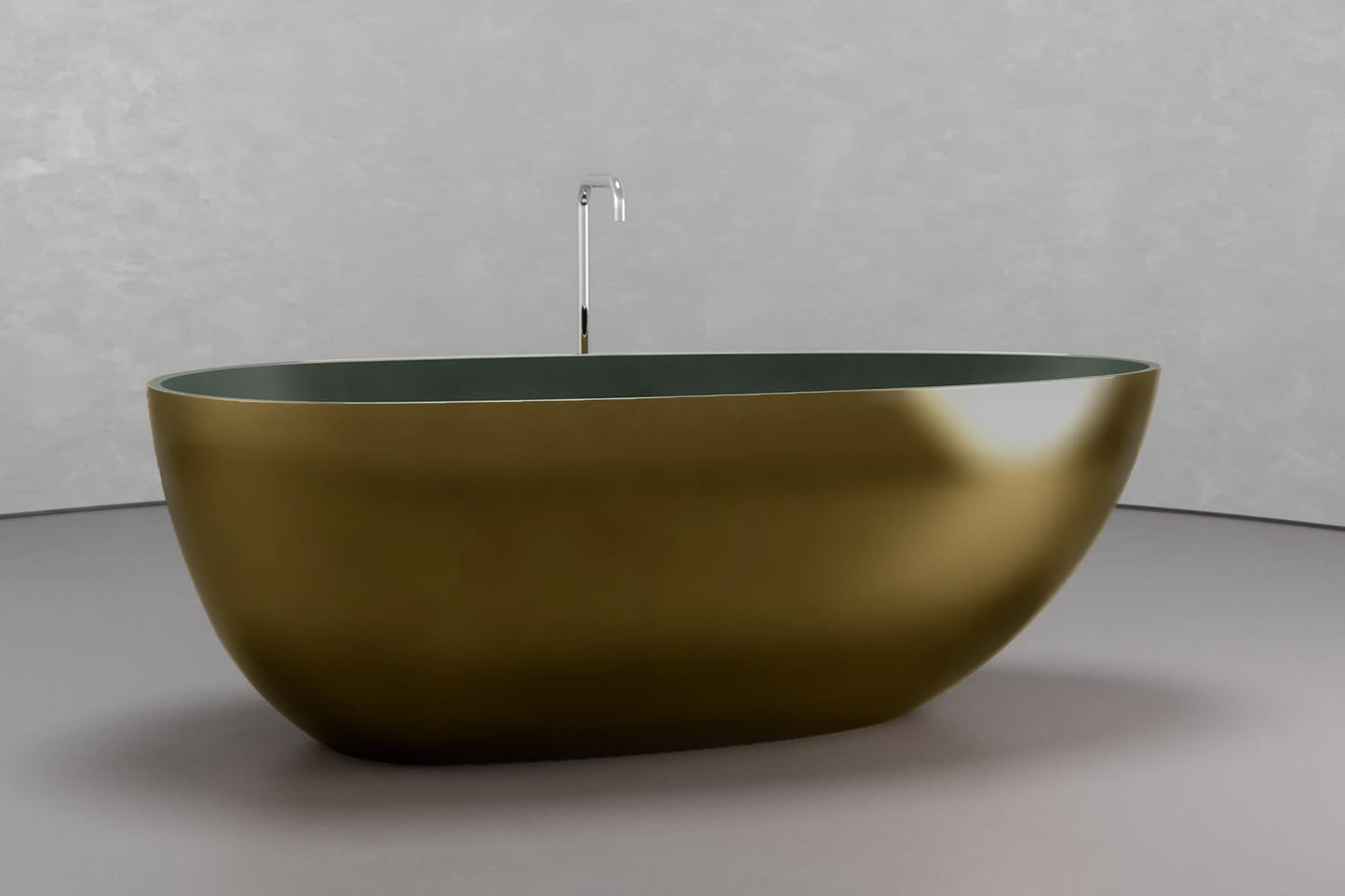 Ovoid Soaking Bathtub