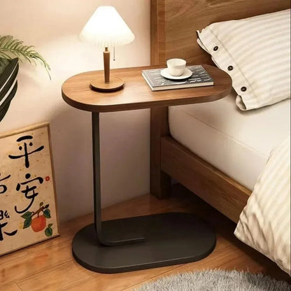 C-Shaped Edge Movable Side Table