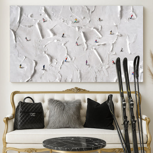 Mountain Minimalist Canvas Wall Art V, Wide Gallery Wrapped