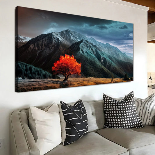 Burning Bush Faith Canvas Wall Art IX, Wide Gallery Wrapped
