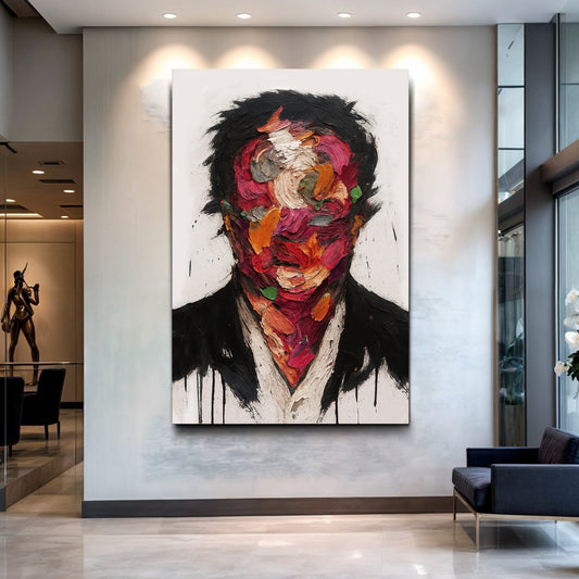 Petals of Identity Floral Canvas Wall Art – Gallery Wrapped Print