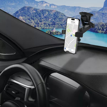 Roller Grip Extendable Windshield & Dash Smartphone Mount: Secure Versatility for Your Device