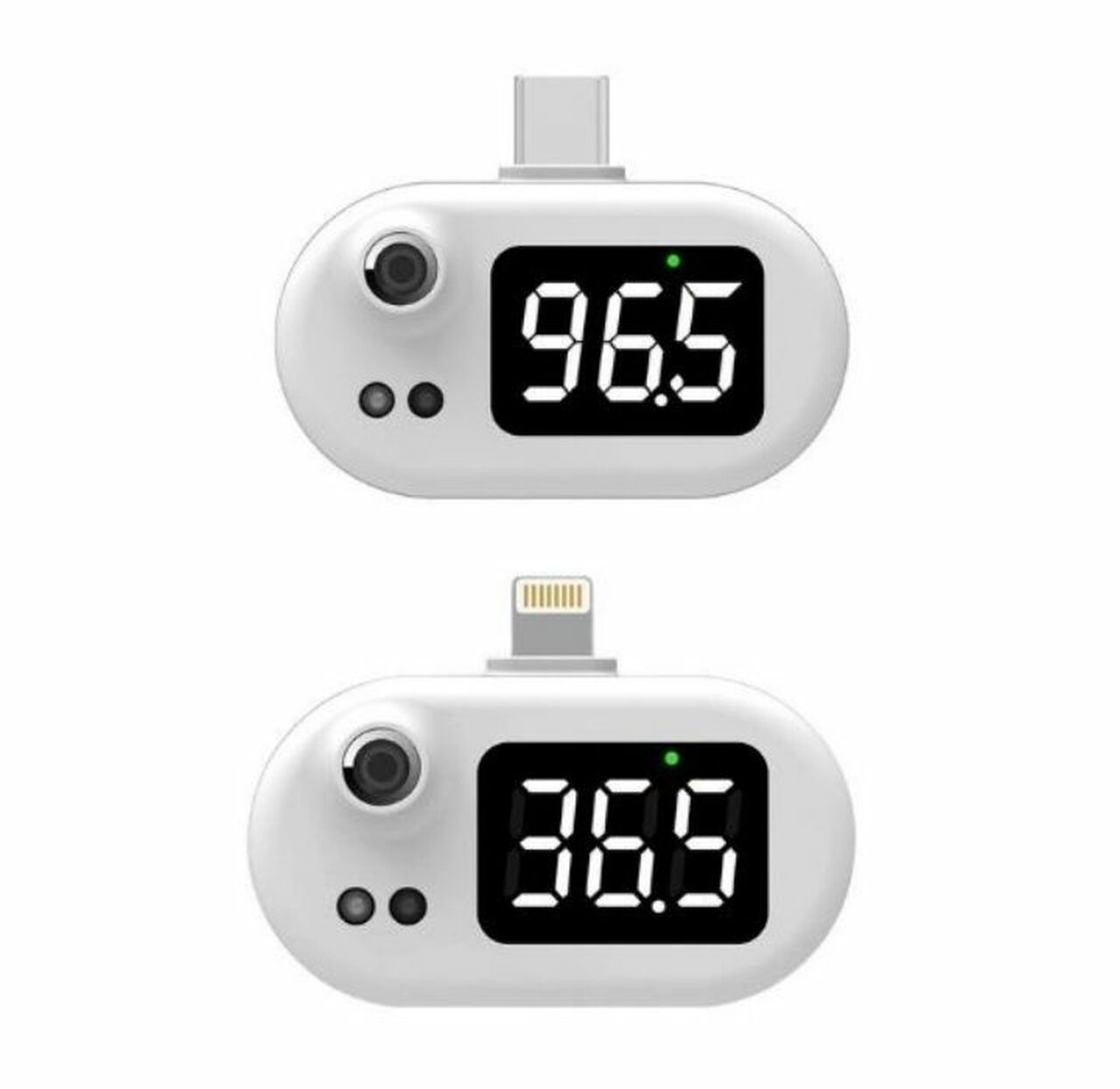 Infrared Thermometer for Apple Lightning or Android USB-C