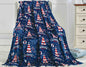 Soft Fleece Throw Blanket 50x60 – Lightweight Cozy Bed Couch Sofa Blanket for All Seasons