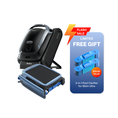 Beatbot AquaSense 2 Robotic Pool Cleaner + iSkim Robotic Pool Skimmer