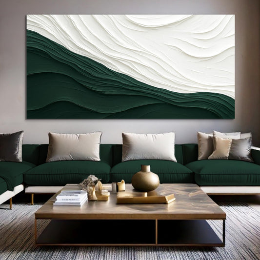 Modern Abstract Minimalist Canvas Wall Art IX, Wide Format