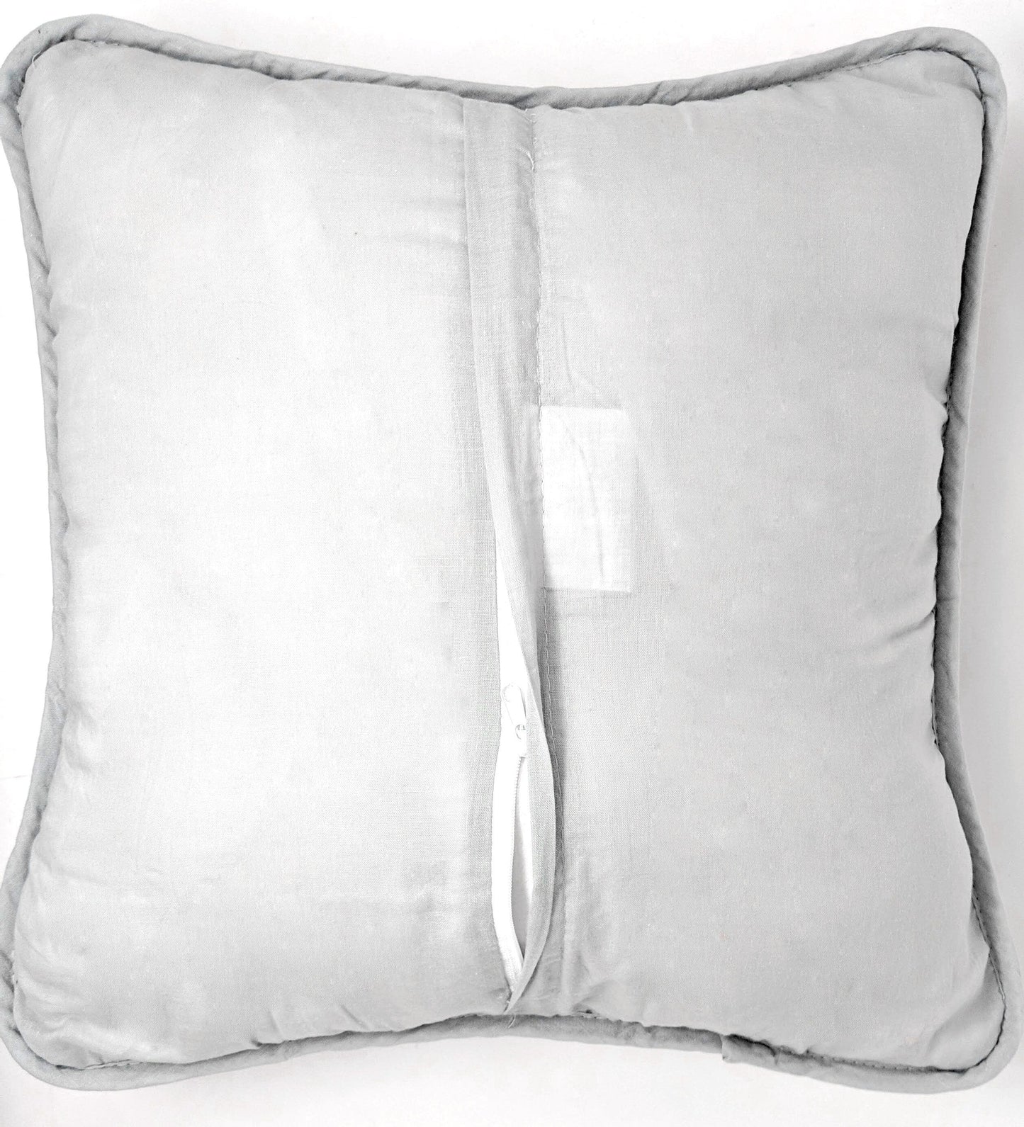 Tache Cotton Light Grey Silver Soothing Pastel Cushion Covers / Euro Sham (JHW-862)