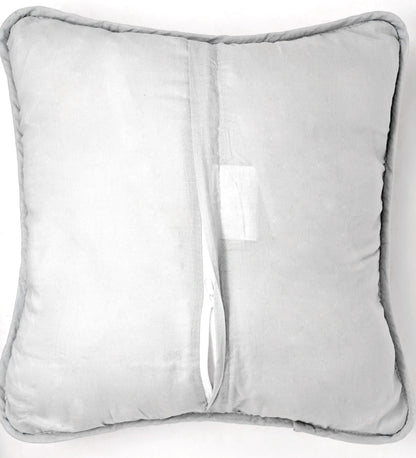 Tache Cotton Light Grey Silver Soothing Pastel Cushion Covers / Euro Sham (JHW-862)