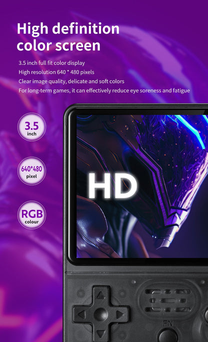 RetroRush Ultimate Retro Handheld Gaming Console – 128GB Pocket Arcade, Hi-Res Screen, 20k Games!