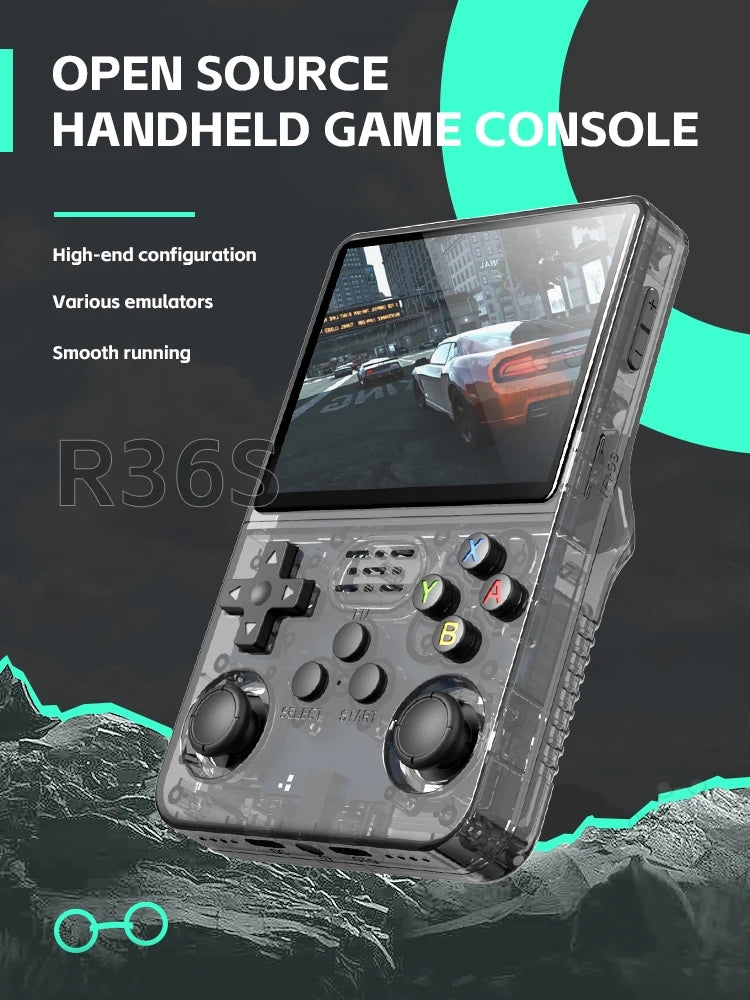 RetroRush Ultimate Retro Handheld Gaming Console – 128GB Pocket Arcade, Hi-Res Screen, 20k Games!