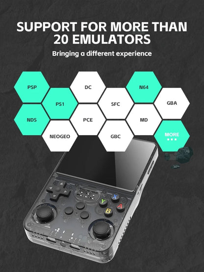 RetroRush Ultimate Retro Handheld Gaming Console – 128GB Pocket Arcade, Hi-Res Screen, 20k Games!