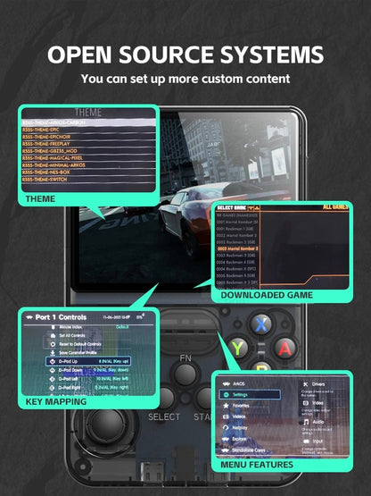 RetroRush Ultimate Retro Handheld Gaming Console – 128GB Pocket Arcade, Hi-Res Screen, 20k Games!