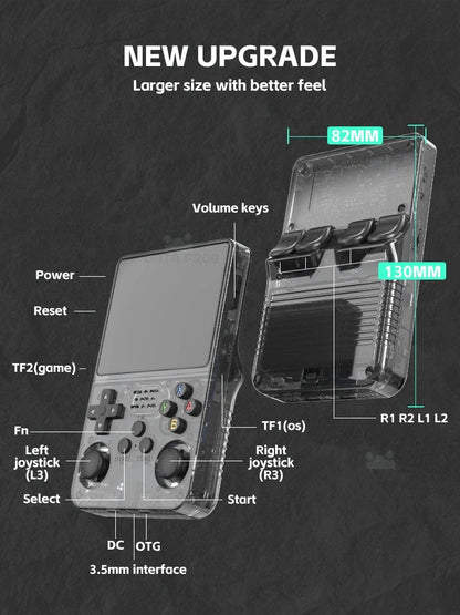 RetroRush Ultimate Retro Handheld Gaming Console – 128GB Pocket Arcade, Hi-Res Screen, 20k Games!