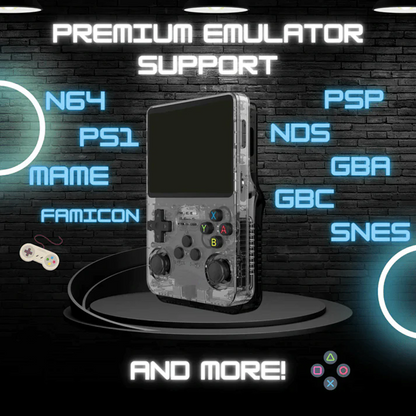 RetroRush Ultimate Retro Handheld Gaming Console – 128GB Pocket Arcade, Hi-Res Screen, 20k Games!