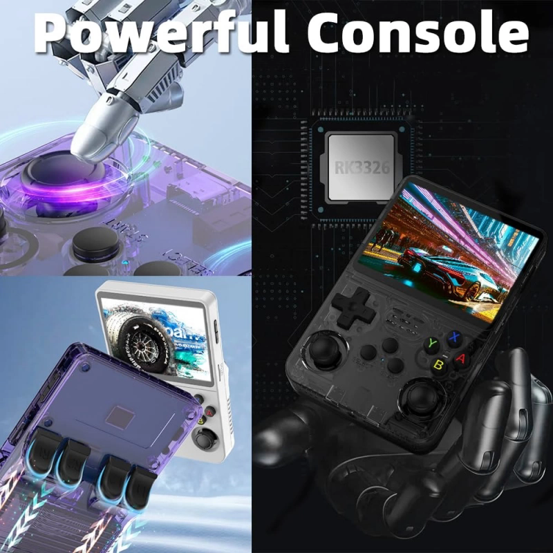 RetroRush Ultimate Retro Handheld Gaming Console – 128GB Pocket Arcade, Hi-Res Screen, 20k Games!