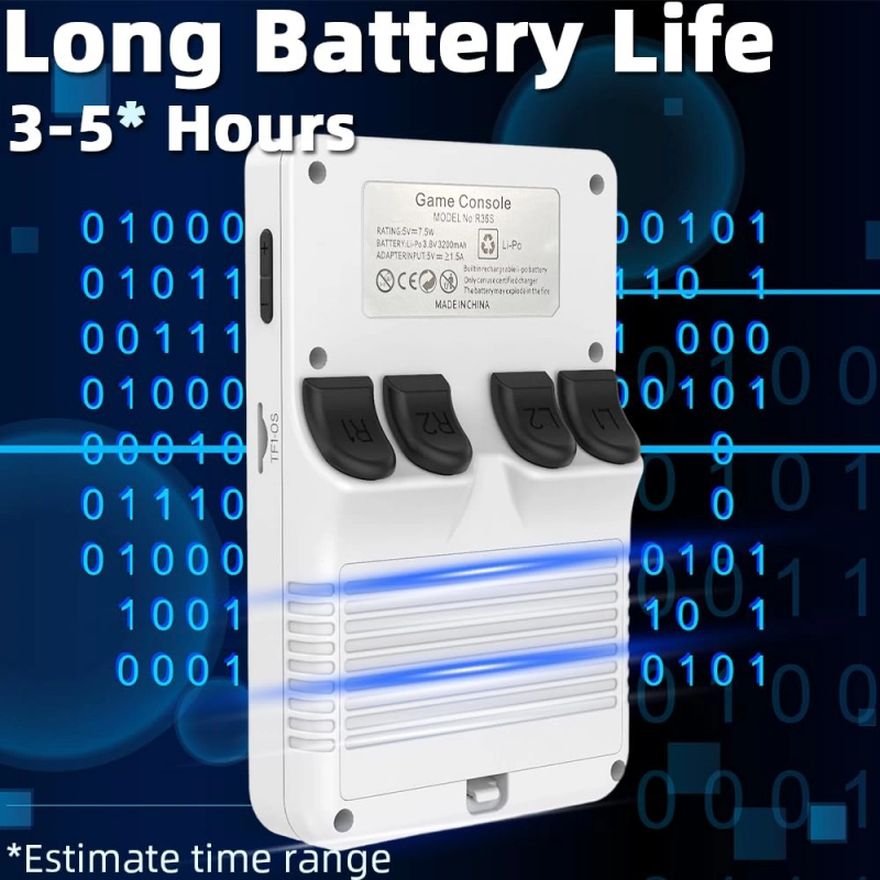 RetroRush Ultimate Retro Handheld Gaming Console – 128GB Pocket Arcade, Hi-Res Screen, 20k Games!