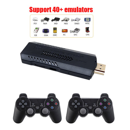 Retro 4K HDMI Game Stick – 30K+ Games with 2 Wireless Controllers