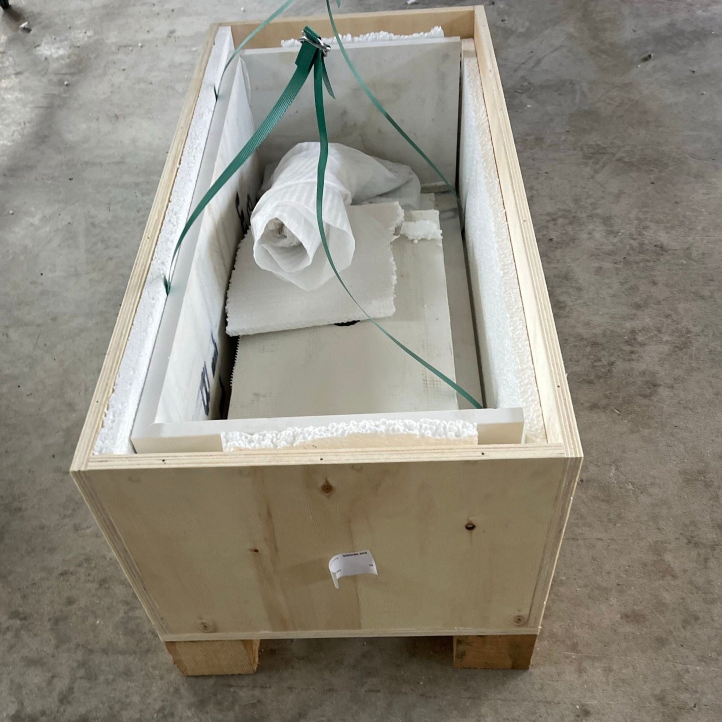 HANDCRAFTED WHITE QUARTZ SINK (QU-052)