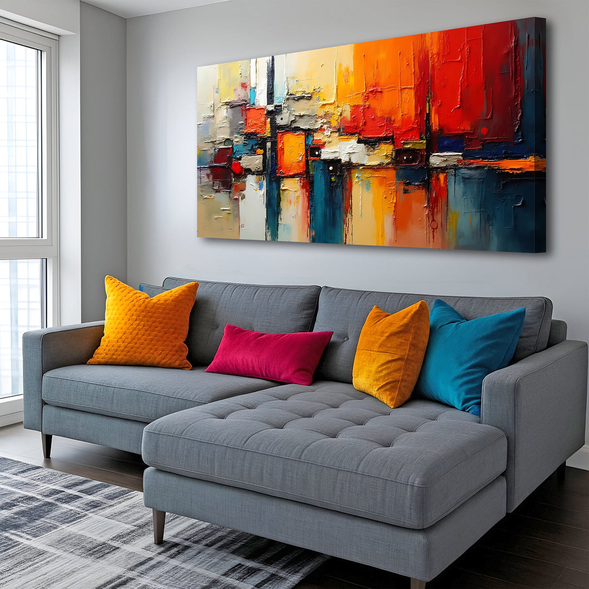 Colorful Abstract Wall Art II