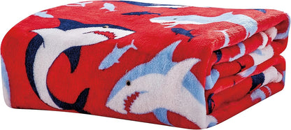 Soft Fleece Throw Blanket 50x60 – Lightweight Cozy Bed Couch Sofa Blanket for All Seasons