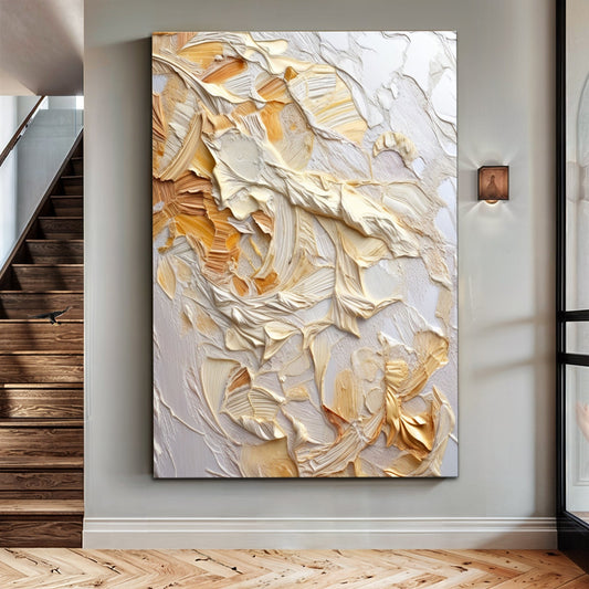 Minimalist Wave Abstract Canvas Wall Art, Gallery Wrapped