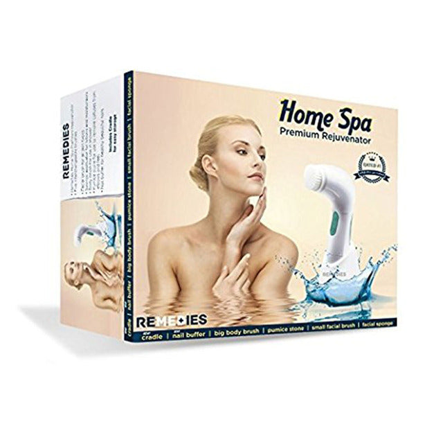 HomeSpa Microdermabrasion Face and Body Skin Cleansing Brush