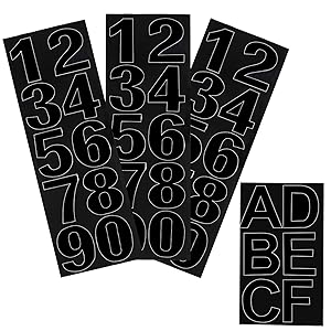 Solar Lighted House Address Sign – LED Illuminated Outdoor Plaque with Ground Stake for Yard, Garden & Home