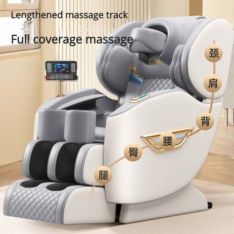 Luxury Zero Gravity Electric Massage Chair 3D 4D Sl Track | Full Body Massage Chair with Music Function | Best Salon Massage Chair Bed 2022