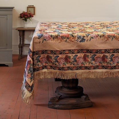 Tache Colorful Country Rustic Floral Morning Awakening Woven Tapestry Tablecloth (3089B)