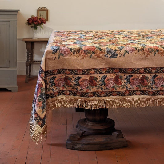 Tache Colorful Country Rustic Floral Morning Awakening Woven Tapestry Tablecloth (3089B)