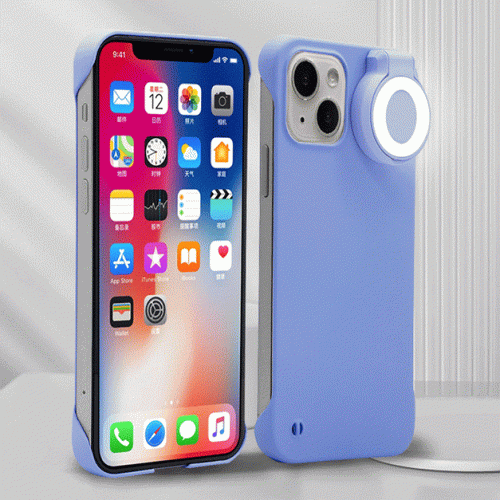 Ring Selfie Flip Light iPhone Case - 3 Colors