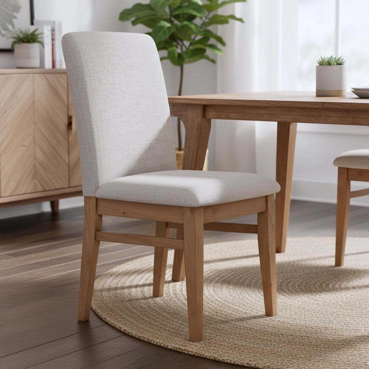Olejo Side Chairs, Natural