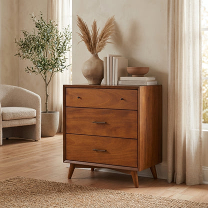 Flynn Small Chest, Chestnut