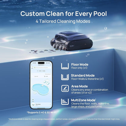 Beatbot AquaSense 2 Robotic Pool Cleaner + iSkim Robotic Pool Skimmer