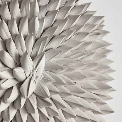 Porcupine African Textured Woven Wall Art in Black, White or Natural