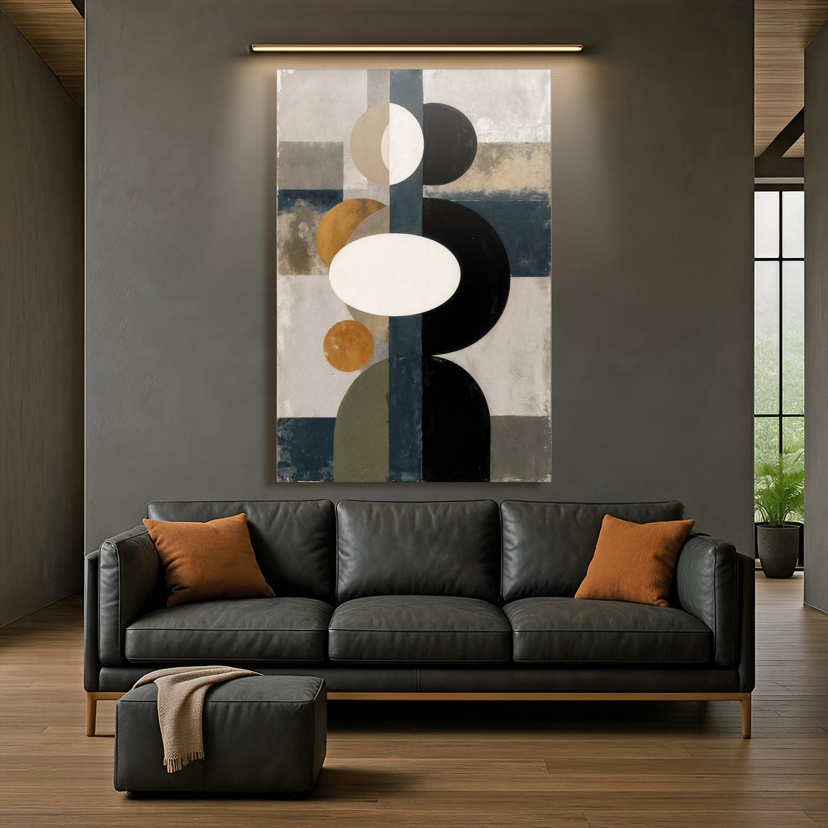 Abstract Contemporary Geometry Wall Art