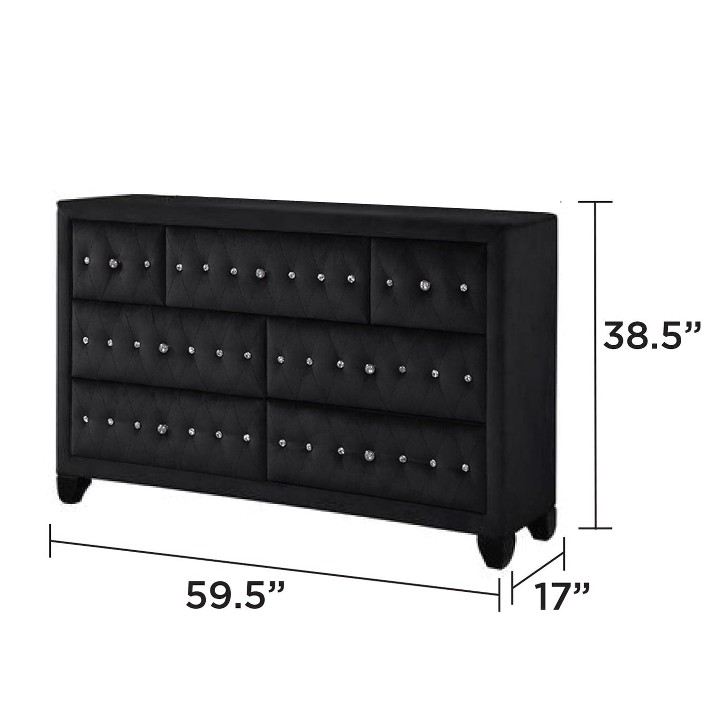 Sophia - 7 Drawer Dresser