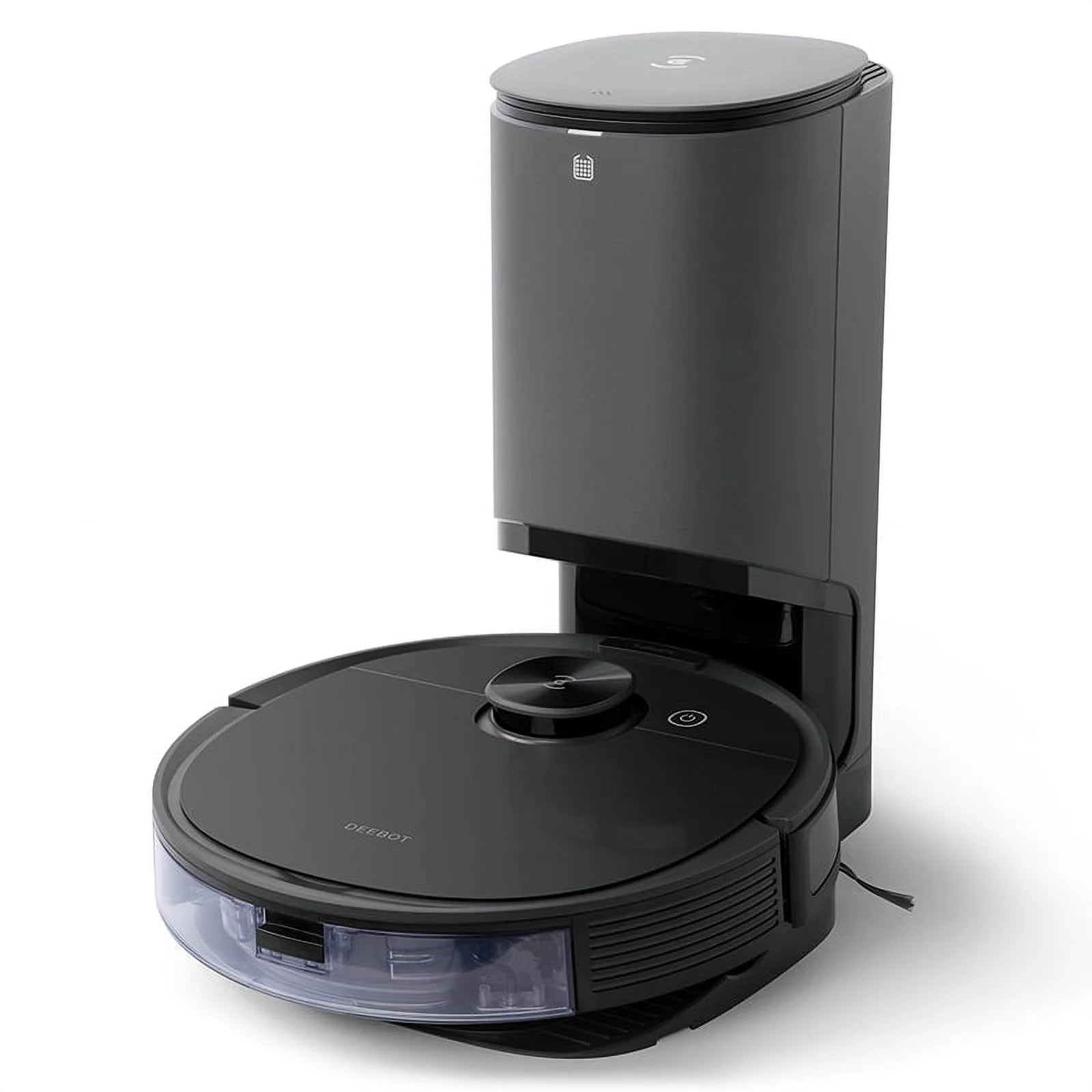 ECOVACS DEEBOT N8+ Smart Robot Vacuum and Mop with Auto-Empty Station, Laser Mapping, 110-Min Runtime, Wi-Fi App & Voice Control, Ideal for Pet Hair and Hard Floors
