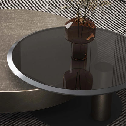 New Modern Glass Teapoy Coffee Table