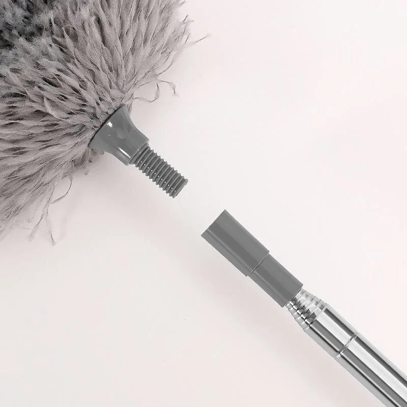 2024 Scalable Duster Brush - Spider Web and Ceiling Dust Remover with Chenille Microfiber Head, Telescopic Handle