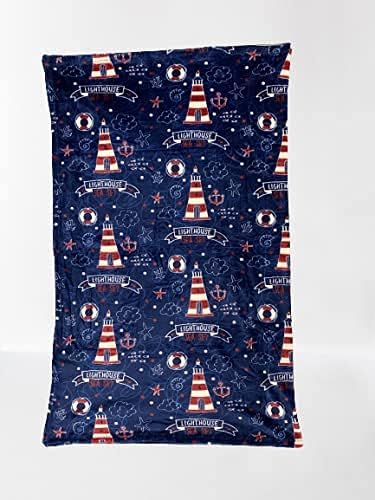 Soft Fleece Throw Blanket 50x60 – Lightweight Cozy Bed Couch Sofa Blanket for All Seasons